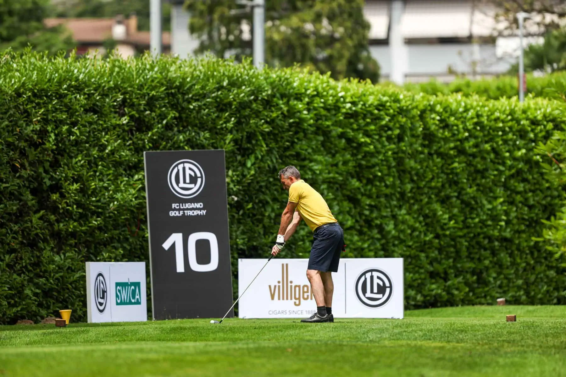 Magliaso: torneo FC Lugano Golf Trophy. Nella foto, un momento durante il torneo.
© Ti-Press / Mattia Martegani Magliaso: torneo FC Lugano Golf Trophy. Nella foto, un momento durante il torneo.
© Ti-Press / Mattia Martegani