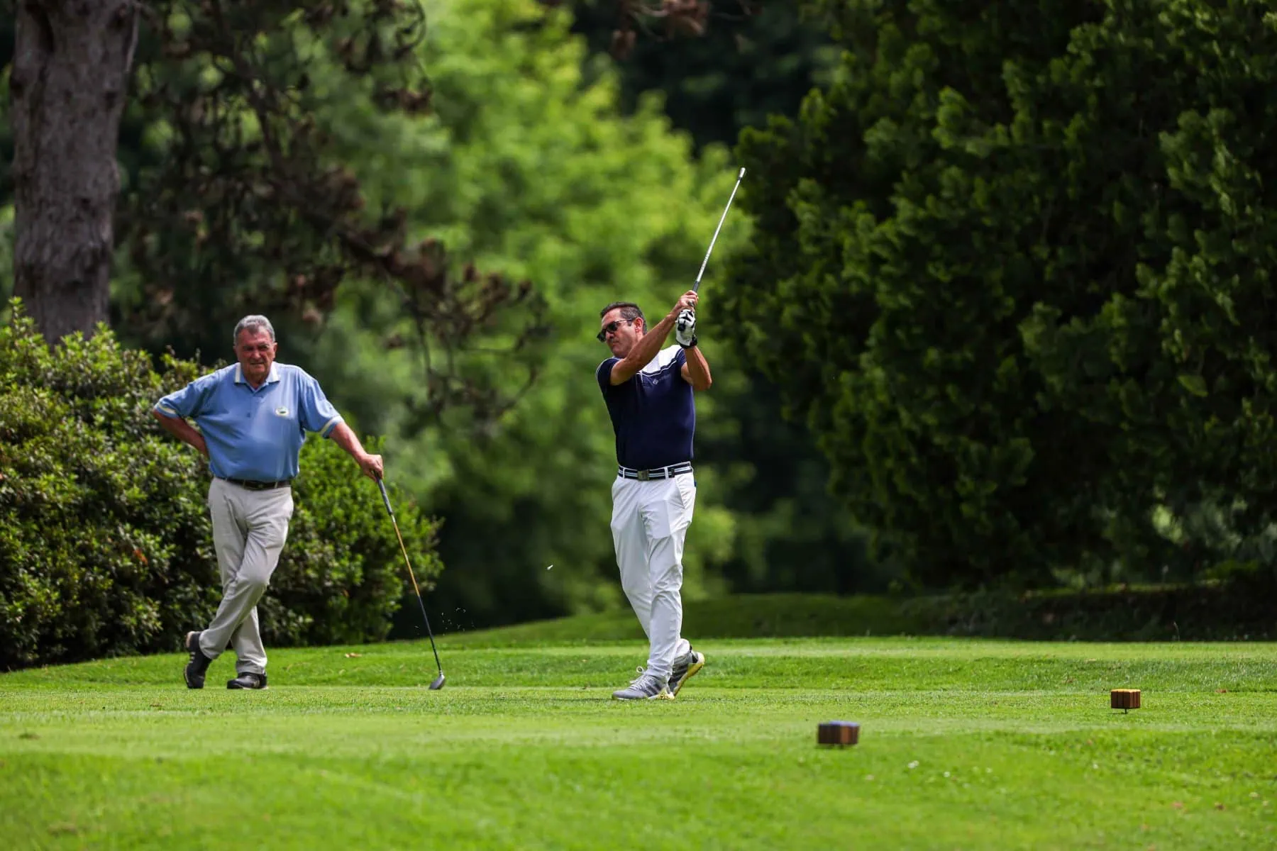 Magliaso: torneo FC Lugano Golf Trophy. Nella foto, un momento durante il torneo.
© Ti-Press / Mattia Martegani Magliaso: torneo FC Lugano Golf Trophy. Nella foto, un momento durante il torneo.
© Ti-Press / Mattia Martegani