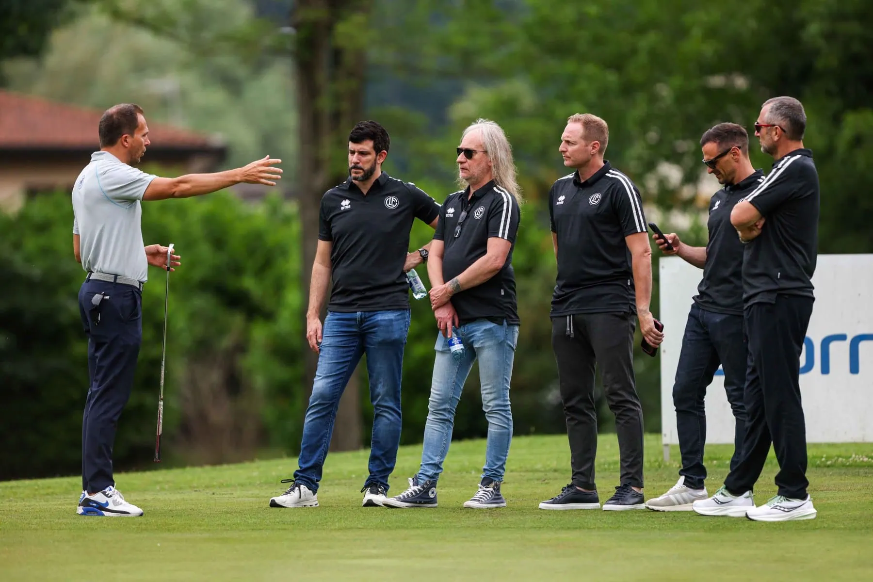 Magliaso: torneo FC Lugano Golf Trophy. Nella foto, un momento durante il torneo.
© Ti-Press / Mattia Martegani Magliaso: torneo FC Lugano Golf Trophy. Nella foto, un momento durante il torneo.
© Ti-Press / Mattia Martegani