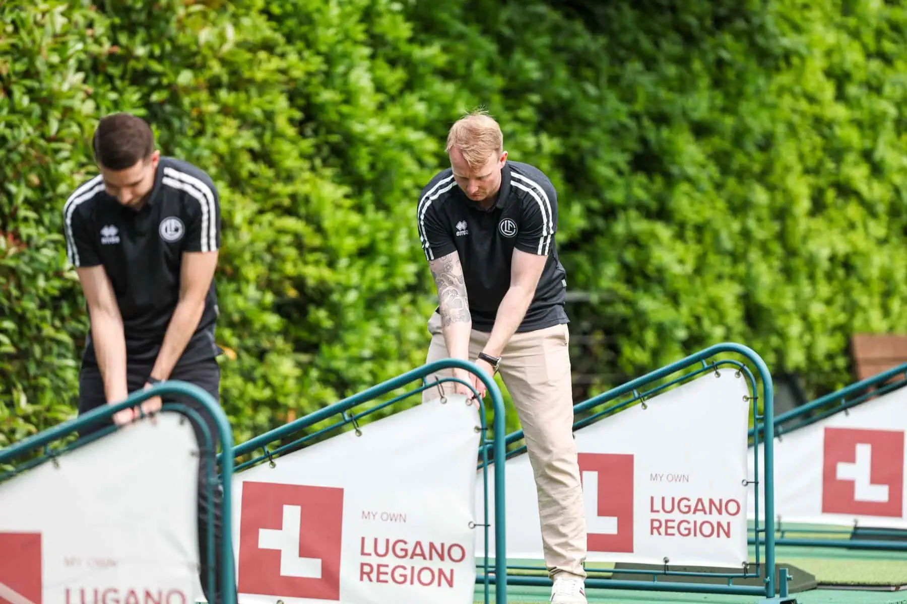 Magliaso: torneo FC Lugano Golf Trophy. Nella foto, un momento durante il torneo.
© Ti-Press / Mattia Martegani Magliaso: torneo FC Lugano Golf Trophy. Nella foto, un momento durante il torneo.
© Ti-Press / Mattia Martegani