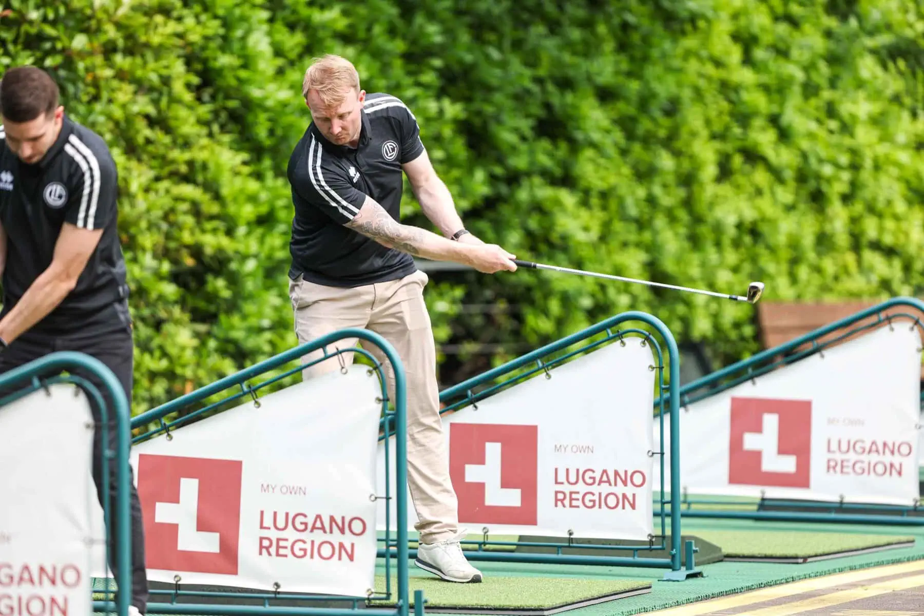 Magliaso: torneo FC Lugano Golf Trophy. Nella foto, un momento durante il torneo.
© Ti-Press / Mattia Martegani Magliaso: torneo FC Lugano Golf Trophy. Nella foto, un momento durante il torneo.
© Ti-Press / Mattia Martegani