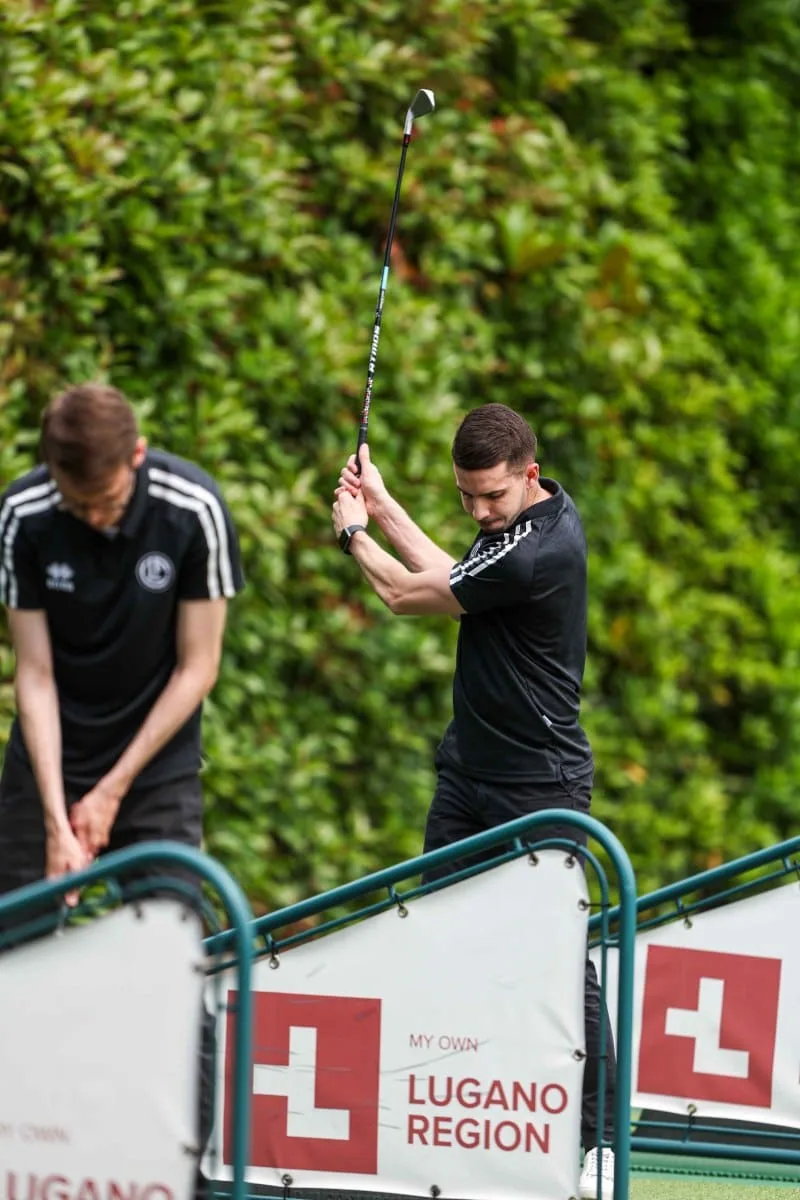 Magliaso: torneo FC Lugano Golf Trophy. Nella foto, un momento durante il torneo.
© Ti-Press / Mattia Martegani Magliaso: torneo FC Lugano Golf Trophy. Nella foto, un momento durante il torneo.
© Ti-Press / Mattia Martegani