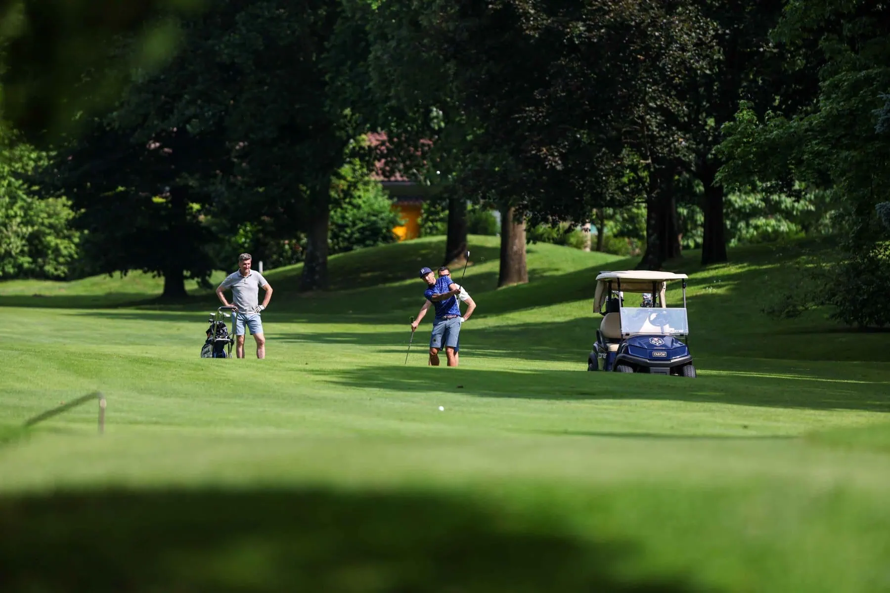 Magliaso: torneo FC Lugano Golf Trophy. Nella foto, un momento durante il torneo.
© Ti-Press / Mattia Martegani Magliaso: torneo FC Lugano Golf Trophy. Nella foto, un momento durante il torneo.
© Ti-Press / Mattia Martegani