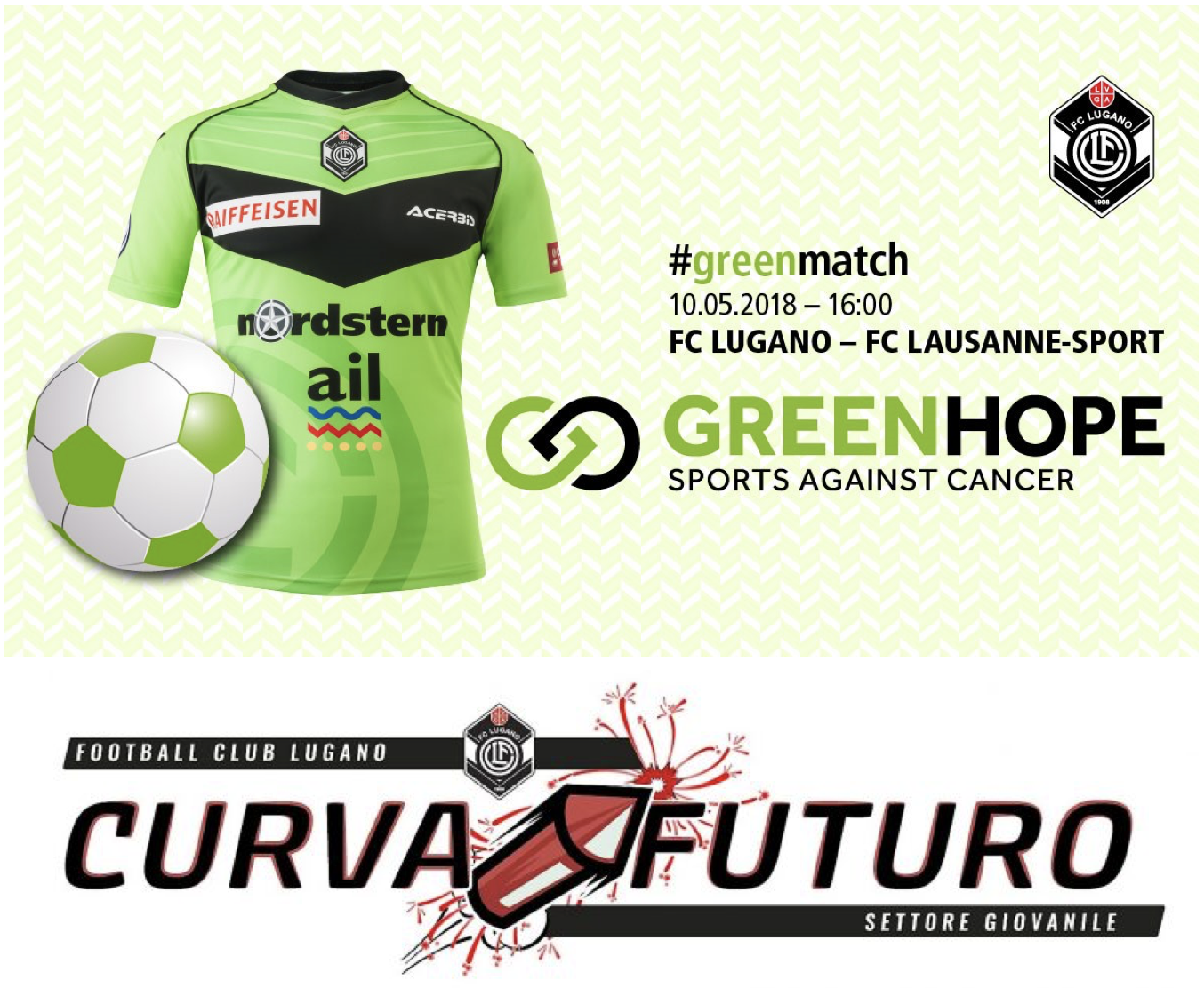 FC Lugano e Greenhope insieme per il primo #greenmatch di SuperLeague