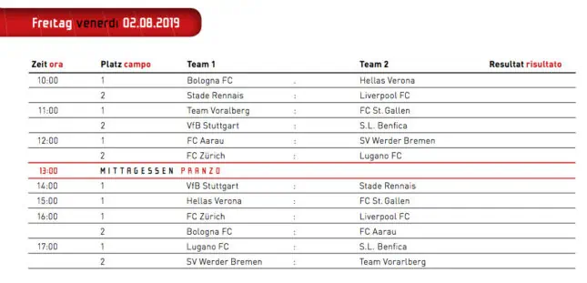 International Helvetia U16 Cup: Start !!! 4