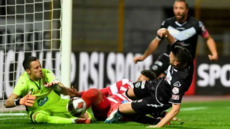 Lugano-Sion 2-2- (0-1)