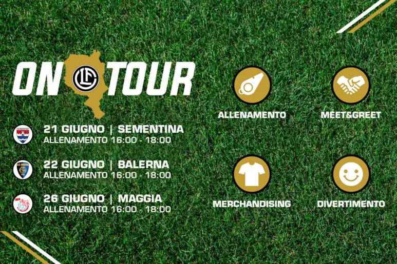 FC LUGANO ON TOUR: TRE ALLENAMENTI IN TRE REGIONI