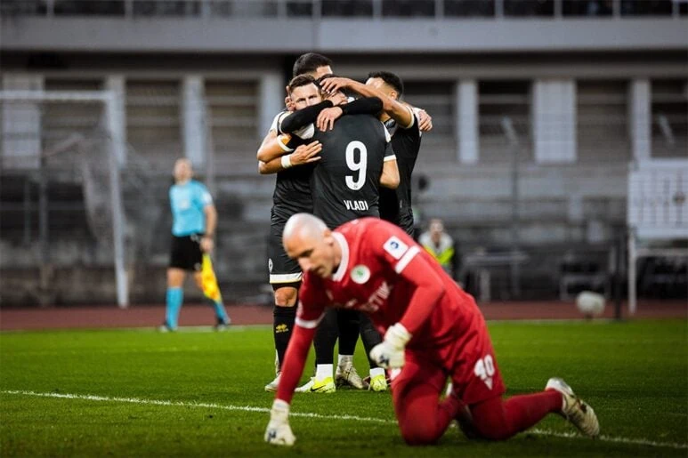 FC Lugano - Yverdon, Steffen gol 1-0