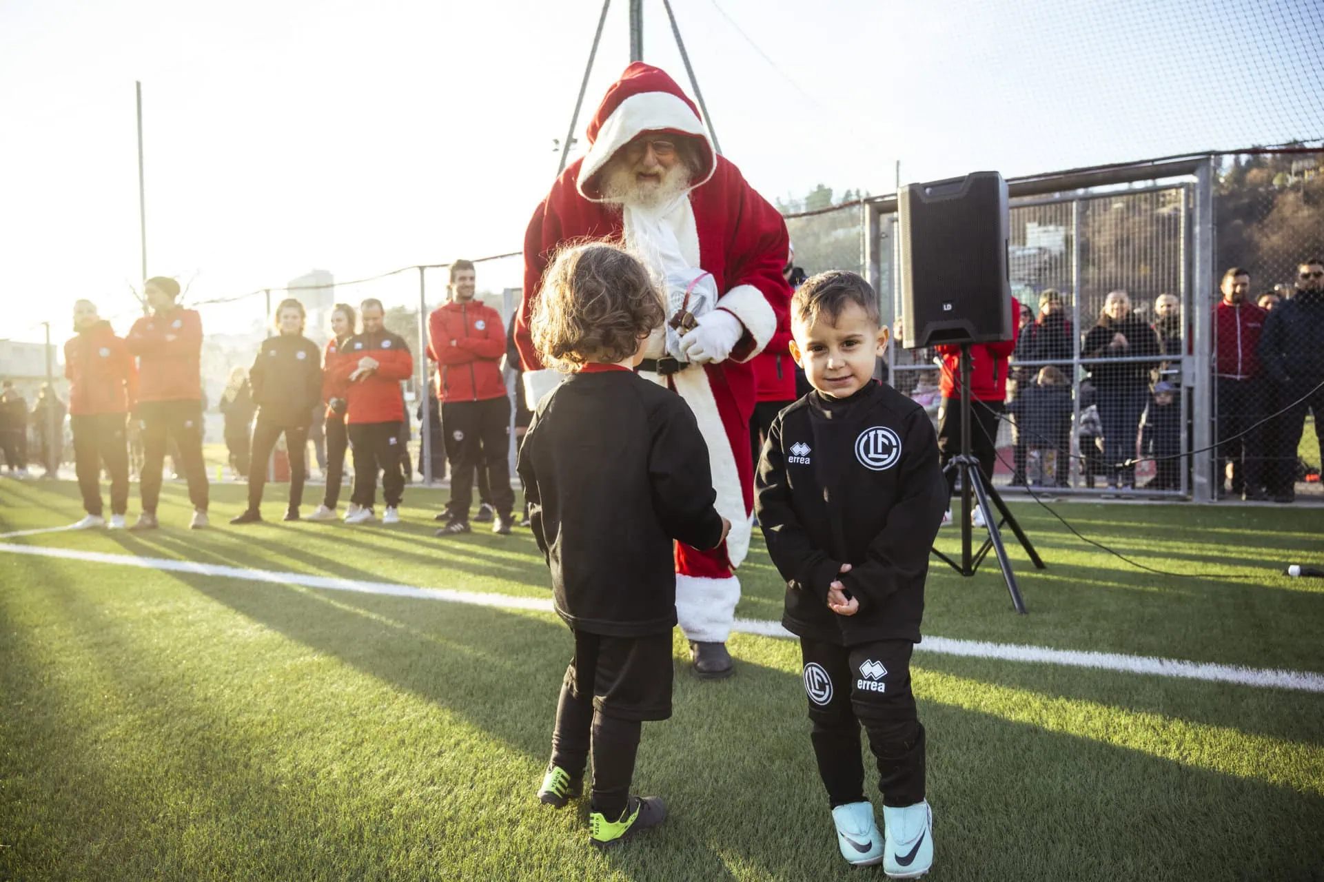 Babbo Natale in visita alla Scuola Calcio 3 Babbo Natale in visita alla Scuola Calcio 3