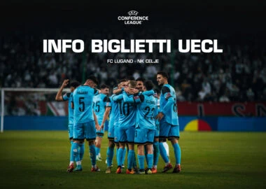 Apertura vendita biglietti FC Lugano-NK Celje venerdì 28 febbraio