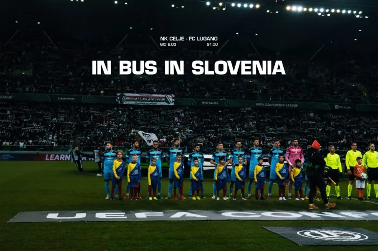 In bus in Slovenia per NK Celje-FC Lugano